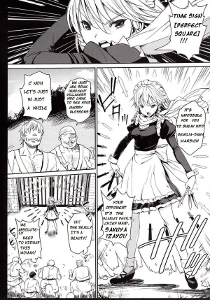 [Eromazun (Ma-kurou)] Izayoi Sakuya o Rachi Kankin & Shuudan Boukou (Touhou Project) [English] - Page 5