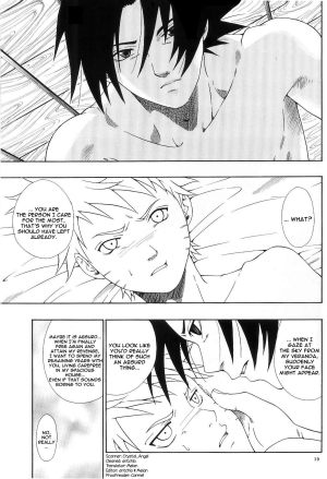 ERO ERO²: Volume 1.5  (NARUTO) [Sasuke X Naruto] YAOI -ENG-  - Page 19