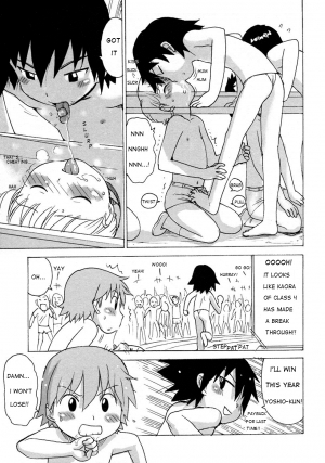 [Karma Tatsurou] Shota-gaibutsu Kyousou | Shota Obstacle Race (Shounen Ai No Bigaku 9 The Bokura No Undoukai) [English] [WarDance] - Page 6