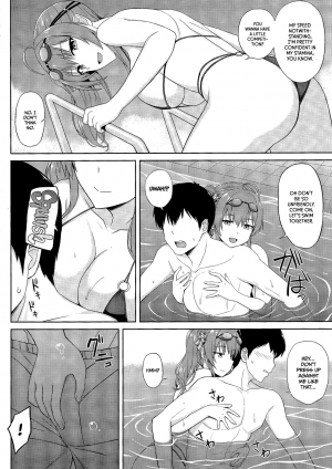 (C97) [Kaki no Tane (Summer)] Zara to Miwaku no Poolside | Zara's Poolside Temptation (Azur Lane) [English] =TLL + mrwayne= - Page 4