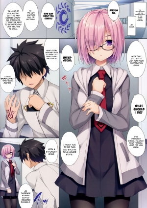 (C92) [Otukimi Koubo (Akizora Momidi)] Mash to Himitsu no Tokkun | Mash's Secret Private Lesson (Fate/Grand Order) [English] [Saint Quartz Scans] - Page 4