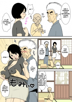  [Urakan] Ojii-chan to Gifu to Giri no Musuko to, Kyonyuu Yome. | The Grandfather, the Father-in-Law, the Stepson and the Big-Breasted Bride [English] [Ark_Thompson]  - Page 25