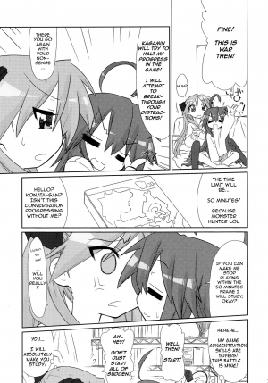 (C77) [CELTRANCE (Kogaku Kazuya)] Ijiwaru Kagami. Ijirare Konata. | Meanie Kagami. Teased Konata. (Lucky Star) [English] [The Chrysanthemum Translations] - Page 8