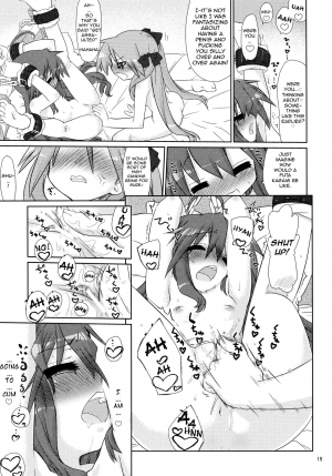 (C77) [CELTRANCE (Kogaku Kazuya)] Ijiwaru Kagami. Ijirare Konata. | Meanie Kagami. Teased Konata. (Lucky Star) [English] [The Chrysanthemum Translations] - Page 20