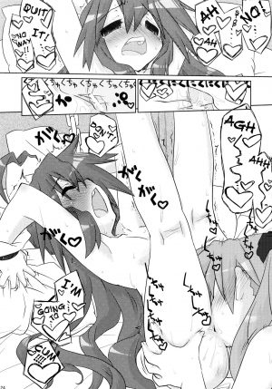 (C77) [CELTRANCE (Kogaku Kazuya)] Ijiwaru Kagami. Ijirare Konata. | Meanie Kagami. Teased Konata. (Lucky Star) [English] [The Chrysanthemum Translations] - Page 25