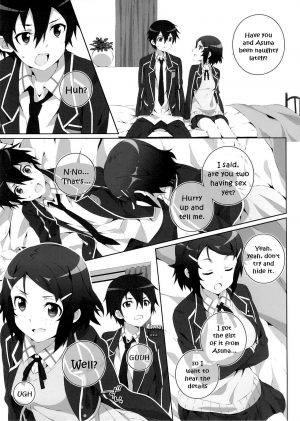  (SC65) [Jekyll and Hyde (Mizuki Makoto)] Kimi to Tsunagaru VRMMORPG -Master Smith- | Connect With You (Sword Art Online) [English] [EHCOVE]  - Page 7