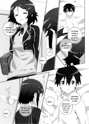  (SC65) [Jekyll and Hyde (Mizuki Makoto)] Kimi to Tsunagaru VRMMORPG -Master Smith- | Connect With You (Sword Art Online) [English] [EHCOVE]  - Page 23