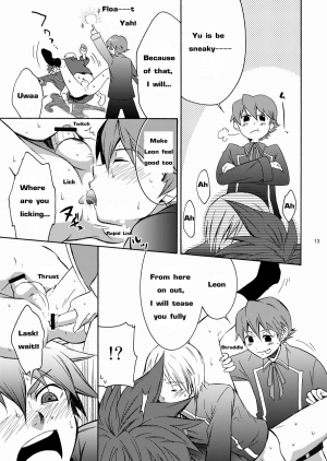 [Panda 4gou (Shimaki Yousuke)] Leon ga Uke na Hon (Quiz Magic Academy) [English] [Leafkun] [Digital] - Page 13