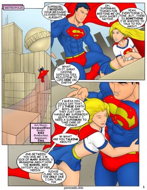 Supergirl Cartoon Blowjob Porn - Supergirl (Superman) - Iceman Blue porn comics | Eggporncomics