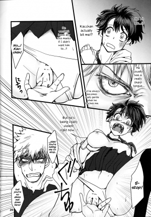 (C91) [cacho*cacho (Morihisa Iku)] Super Darling Bakugou Katsuki (Boku no Hero Academia) [English] {Hennojin} - Page 22