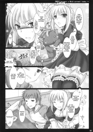 (C71) [UDON-YA (Kizuki Aruchu, ZAN)] Kyou Dake Desuyo? (Fate/stay night) [English] [CGrascal] - Page 8