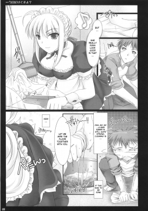 (C71) [UDON-YA (Kizuki Aruchu, ZAN)] Kyou Dake Desuyo? (Fate/stay night) [English] [CGrascal] - Page 9