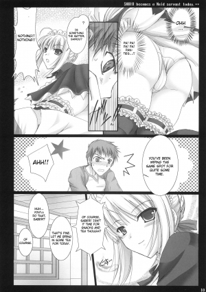 (C71) [UDON-YA (Kizuki Aruchu, ZAN)] Kyou Dake Desuyo? (Fate/stay night) [English] [CGrascal] - Page 10