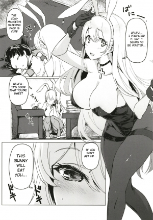 [Jikansa-Kougeki (Tooya Daisuke)] Shota Shikikan wa Bunny Girl Hishokan no Yume o Miru (Azur Lane) [English] [Digital] - Page 7