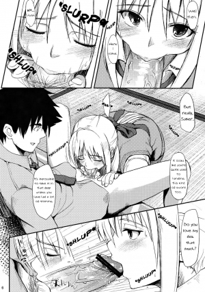 (C82) [Seniman Kartun (Kosuke Haruhito)] Joshikou Saber (Fate/Zero) [English] - Page 6