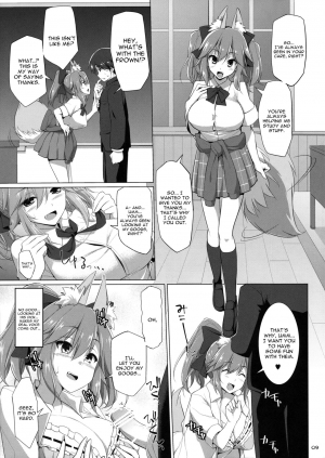 (C91) [TOYBOX, Kujira Logic (Kurikara, Kujiran)] Goshujin-sama Oppai desu yo!! 5 + Omakebon (Fate/EXTRA) [English] [constantly] - Page 9