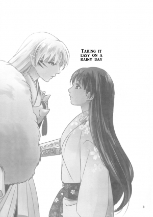 (SUPER27) [Kasha (Umezo)] Ame no Hi wa Yukkuri Amayadori | Taking it easy on a rainy day (Inuyasha) [English] [EHCove] - Page 4