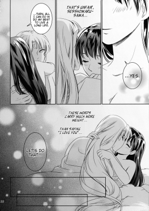 (SUPER27) [Kasha (Umezo)] Ame no Hi wa Yukkuri Amayadori | Taking it easy on a rainy day (Inuyasha) [English] [EHCove] - Page 23