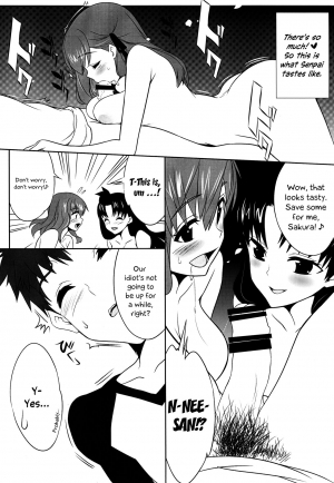 (C89) [Tukamori Club (Tukamori Syuuji)] Himitsu no Sakura | The Secret Sakura (Fate/stay night) [English] [EHCOVE] - Page 9