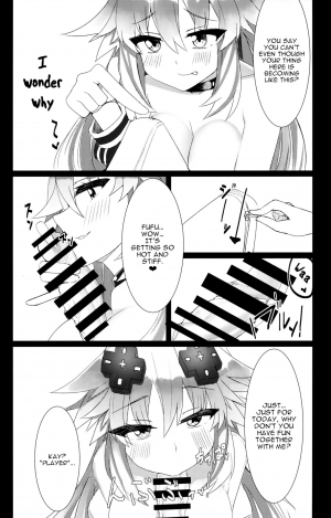 (COMIC1☆16) [Chokusen Ikki (Dura)] Docchi no Neptunia SHOW! (Hyperdimension Neptunia) [English] [tabibit0] - Page 9