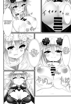 (COMIC1☆16) [Chokusen Ikki (Dura)] Docchi no Neptunia SHOW! (Hyperdimension Neptunia) [English] [tabibit0] - Page 12