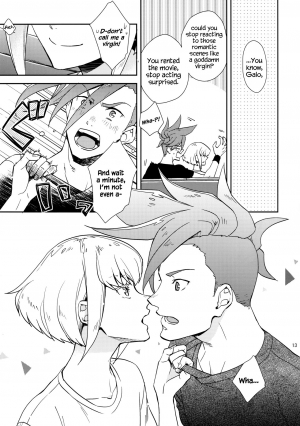 (C96) [dg (Doguu)] Hajimari wa Kuchibiru kara | Starting With A Kiss (Promare) [English] [Decensored] - Page 13