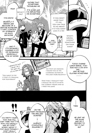 (C79) [Kaiten Mokugyo (Makimura Maki)] Heiwajima-kun no Nomi Mushi (Durarara!!) [English] [Mokkachi] - Page 6