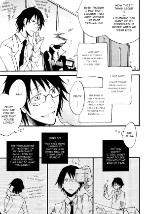 (C79) [Kaiten Mokugyo (Makimura Maki)] Heiwajima-kun no Nomi Mushi (Durarara!!) [English] [Mokkachi] - Page 8