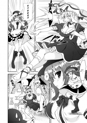 (Reitaisai 13) [Perceptron (Asaga Aoi)] Fight Saikyou Tennin VS Zako Youkai | Fight! Strongest Celestial VS Small Fry Youkai (Touhou Project) [English] [robypoo] - Page 4