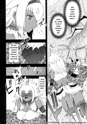 (C74) [Harem (Mizuki Honey)] Hunter-chan Dai Pinchi!! (Monster Hunter) [ENG] - Page 4