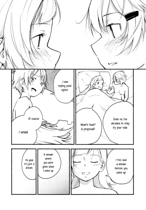 (C87) [G-complex (YUI_7)] Stream Will, Tomorrow, and the Warmth in Your Hands. [English] [Yuri-ism] - Page 40