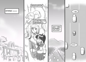 [pink-noise (Mizuiro Megane)] Haeteru Oyako Futanari Journey [English][Amoskandy] - Page 4