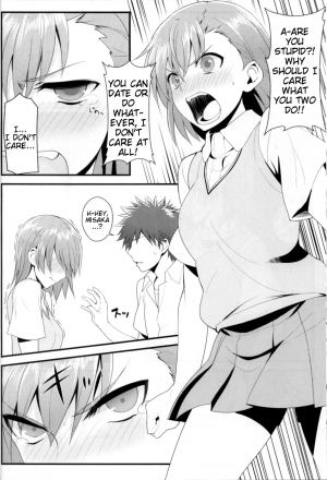  (C84) [Juujigen (AKANAGI)] Tatoeba Shokuhou-san ga Kamijou-san to Chucchu Shitari Suru Sonna Sekai ga Moshi Aru tosureba. (Toaru Kagaku no Railgun) [English] [Tigoris Translates]  - Page 6