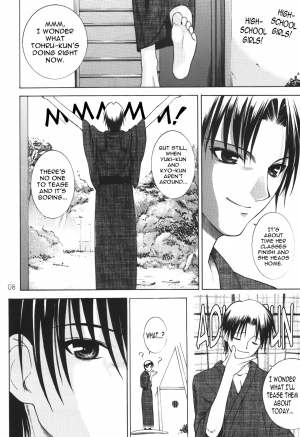 (SC15) [Oh!saka Spirits (Aiyama Toshikazu, Ugeppa)] Momoiro Kataomoi (Fruits Basket) [English] [N04h] - Page 8