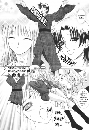 (SC15) [Oh!saka Spirits (Aiyama Toshikazu, Ugeppa)] Momoiro Kataomoi (Fruits Basket) [English] [N04h] - Page 14