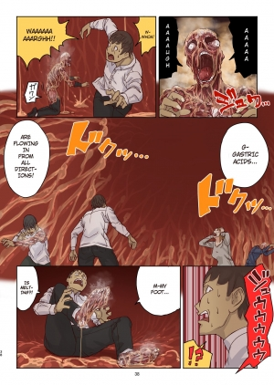  (C97) [ICE CAT (Uru)] Zankoku Kyodai Musume Fondue-chan no Ecchi na Gyakusatsu 丨Cruel Giantess Fondue-chan's Sexy Slaughter Time [English]  - Page 39