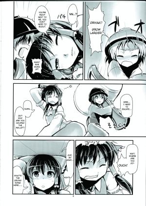 (C86) [106m (Ebizome)] Reimu no Katsuyakukin de Marisa ga Abunai (Omaera ga Ookiku Naare! Touhou Kyojinka Goudoushi) (Touhou Project) [English] - Page 3