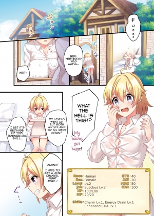  [TSF no F (meito)] Sakyubasu ♀ ni Kyousei Tenshoku Saserareta Ore ♂ | I (♂) was forcibly changed into a succubus (♀) [English] [Digital]  - Page 13