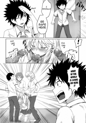 (C84) [Brio (YO)] MikoMisa to Fukou na Otoko | Mikomisa and the Unfortunate Man (Toaru Kagaku no Railgun) [English] {Hennojin} [Decensored] - Page 6