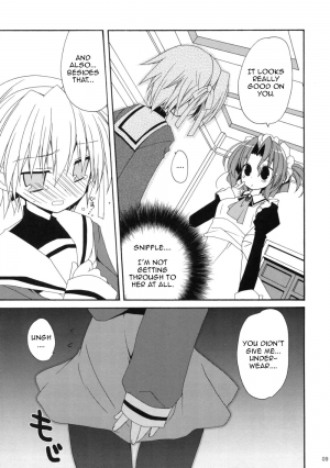 (Shitsuji Toranoana!) [ciaociao (Araki Kanao)] Unhappy Eden 2 (Hayate no Gotoku!) [English] [Zero Translations] - Page 9