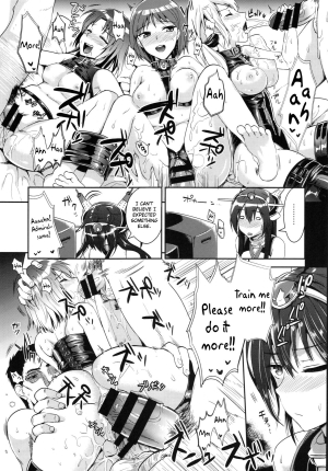 (C85) [YURIRU-RARIKA (Kojima Saya, Lazu)] Senkan Nagato to Hentai Teitoku | Battleship Nagato and Perverted Admiral (Kantai Collection -KanColle-) [English] [MintVoid] - Page 10