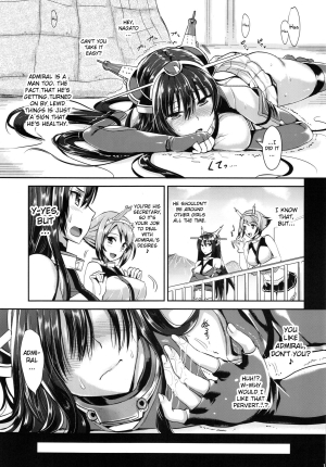 (C85) [YURIRU-RARIKA (Kojima Saya, Lazu)] Senkan Nagato to Hentai Teitoku | Battleship Nagato and Perverted Admiral (Kantai Collection -KanColle-) [English] [MintVoid] - Page 14