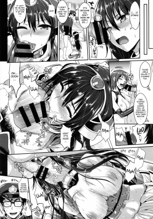 (C85) [YURIRU-RARIKA (Kojima Saya, Lazu)] Senkan Nagato to Hentai Teitoku | Battleship Nagato and Perverted Admiral (Kantai Collection -KanColle-) [English] [MintVoid] - Page 17