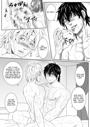 [KES (Keisuke)] Splash Contact! Be Positive!! DK Hen [English] [Otokonoko Scans] [Digital] - Page 34
