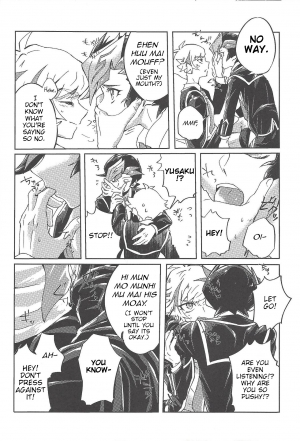 (Sennen Battle Phase 22) [Ham String (Shirowi Jam)] Ryouken wa Zurui (Yu-Gi-Oh! VRAINS) [English] [Tsukuyomi] - Page 15