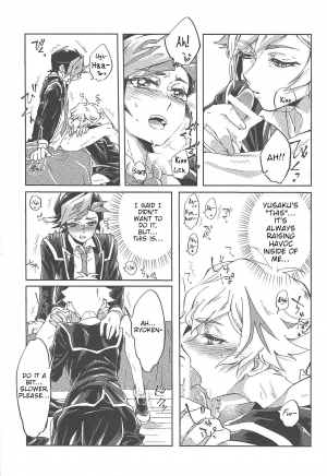 (Sennen Battle Phase 22) [Ham String (Shirowi Jam)] Ryouken wa Zurui (Yu-Gi-Oh! VRAINS) [English] [Tsukuyomi] - Page 18