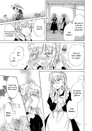 (GirlsLoveFestival10) [peachpulsar (Mira)] Okusama to Maid-san | Maid and Madam [English] =TV & Yuri-ism= - Page 13