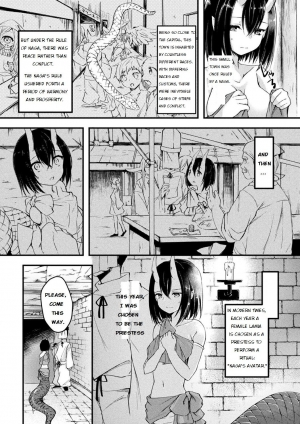 [Jon] Hebigami-sama no Gishiki | The Ritual of Naga's Avatar (Bessatsu Comic Unreal Ajin Musume o Boko Naguri H Vol. 1 ~Setsudan Hen~) [English] [Digital] - Page 3