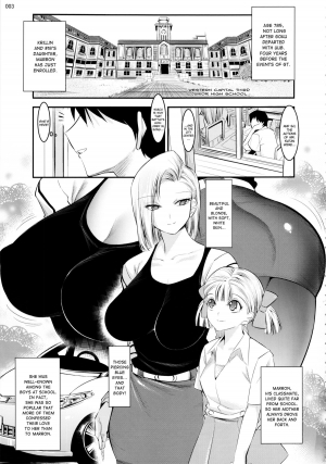 (C87) [Kaientai (Shuten Douji)] 18-gou ga Yasashiku Fudeoroshi Shite Kureru Hon | Tender First Time With Android 18 (Dragon Ball Z) [English] [Chocolate] - Page 3