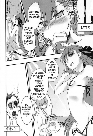 (C94) [Tonari no Dagashiya-san (ku-ba)] Melt ga Mizugi ni Kigaetara. | What Melt Looks Like in Her Swimsuit. (Fate/Grand Order) [English] - Page 26
